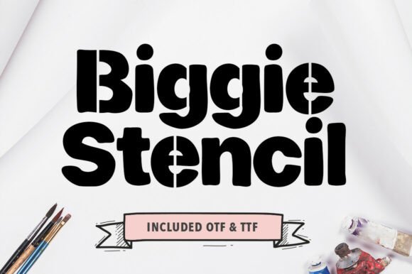Biggie Stencil: The Typeface Commanding Attention in Modern Design