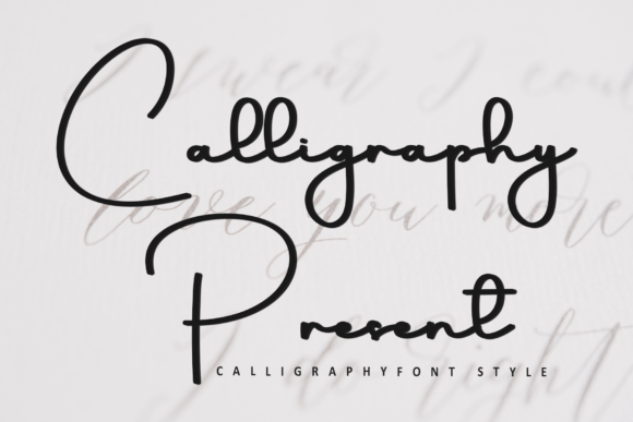 Calligraphy Present: A Versatile Font for Every Creative Need