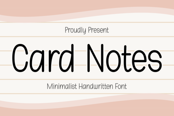 Card Notes: Mastering the Art of Elegant Simplicity in Typography