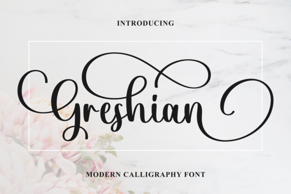 Discover the Sweet, Curly Allure of the Greshian Font