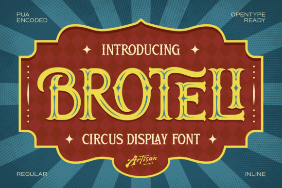 Evaluating Broteli: A Guide to This Vintage Display Typeface