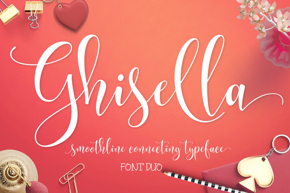 Ghisella: An Elegant Interconnected Font for Modern Design