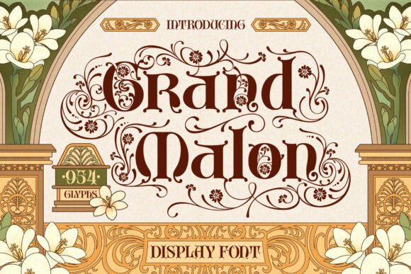 Grand Malon: A Gothic Display Font for Timeless Design