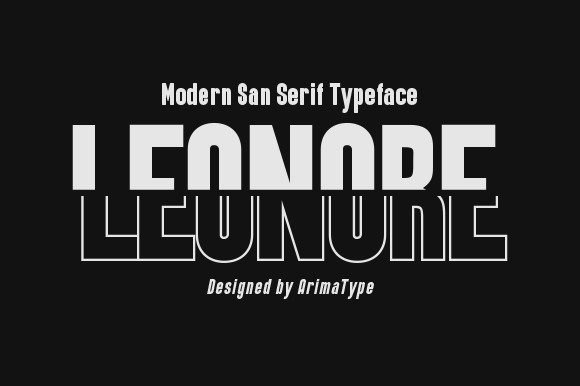 Leonore: The Modern Display Font That Elevates Your Creative Projects
