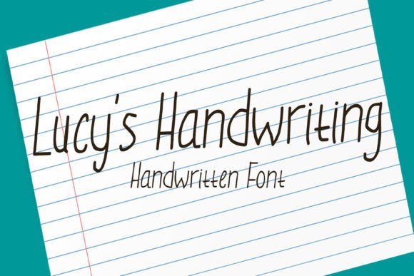 Lucy's Handwriting: The Whimsical Font for Creative Projects