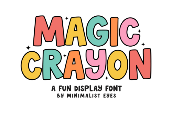 Magic Crayon: A Playful Font for Creative Projects