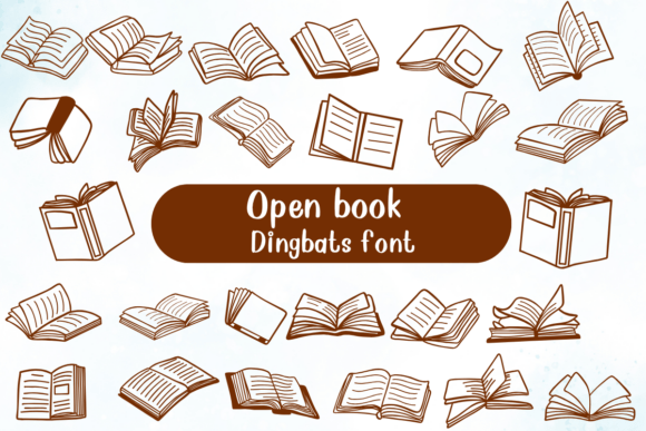 Open Book Font: A Creative Guide to Using Dingbat Typography for Education and Design