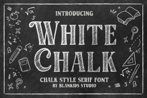 White Chalk: A Bold Serif Font for Modern Design